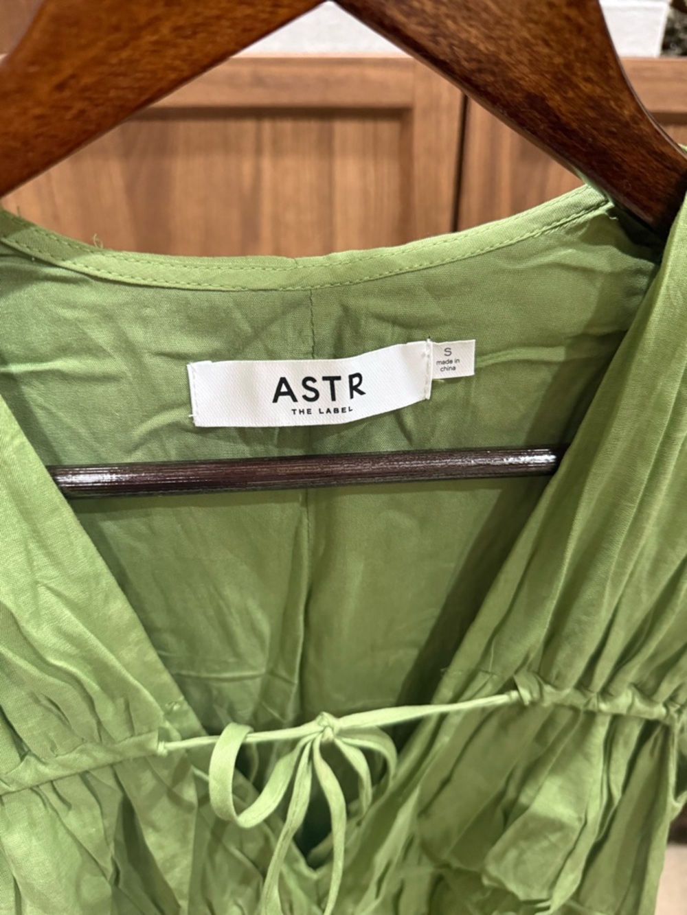 ASTR Alexandria Shirred Tiered Midi Dress - Picture 7 of 7